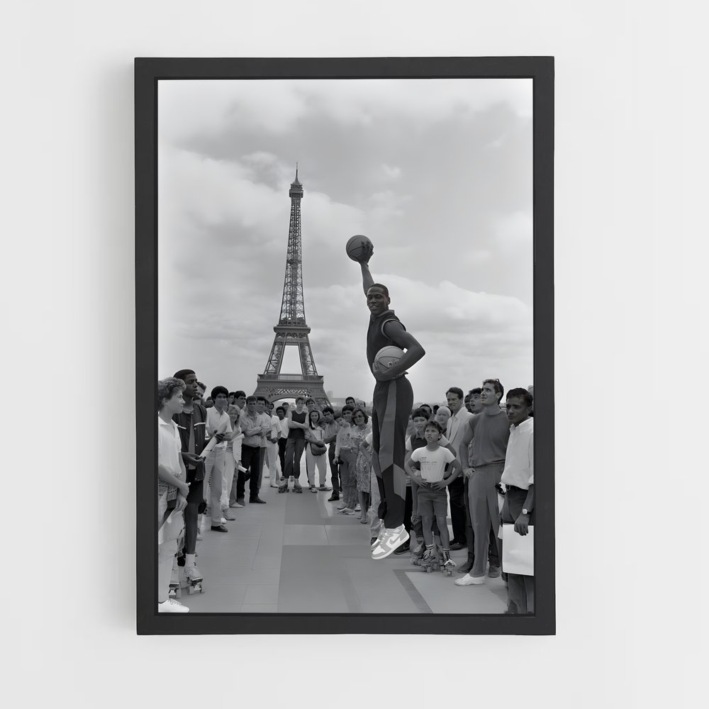 Poster Dunk Parisien – affiche Basketball (vue 2)